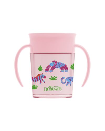 Dr. Brown Cheers 360° Cup roze online kopen? | BabyPlanet