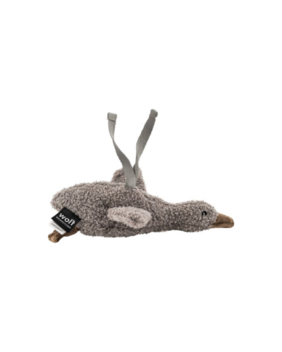 Flow Amsterdam Mini Hartslag Knuffel Liva de Gans Grey