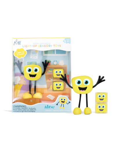 Glo Pals Lichtgevend Badspeeltje Alex Yellow
