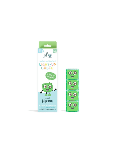 Glo Pals Lichtgevend Kubussen Pippa Green 4 stuks