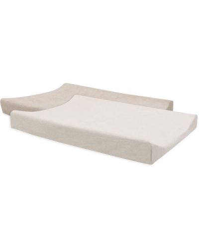 Jollein Aankleedkussenhoes Badstof Oatmeal/Sand 2 Stuks