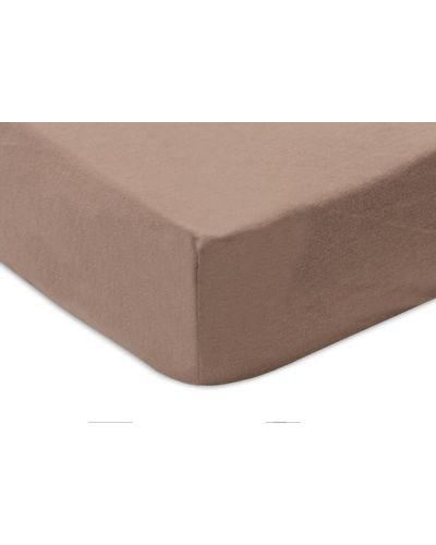 Jollein Hoeslaken Boxmatras Jersey Milky Coffee