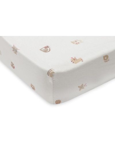 Jollein Hoeslaken Peuterbed Jersey Animal Friends