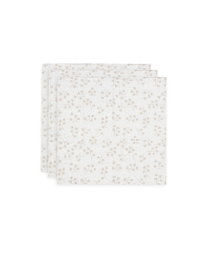 Jollein Hydrofiele Doek Leafy Dreams 70 x 70 cm 3 Stuks