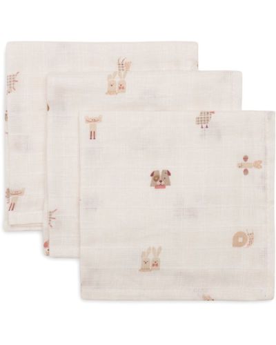 Jollein Luiertas Embossed Lily Milky Coffee