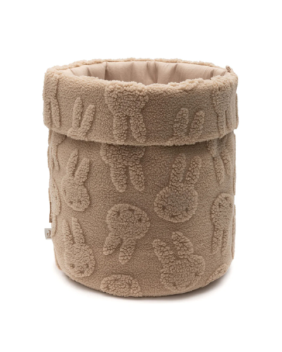 Jollein Opbergmand Miffy Jacquard Teddy Biscuit