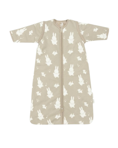 Jollein Slaapzak met Afritsbare Mouwen Nijntje Sleepy Miffy Olive Green 110 cm
