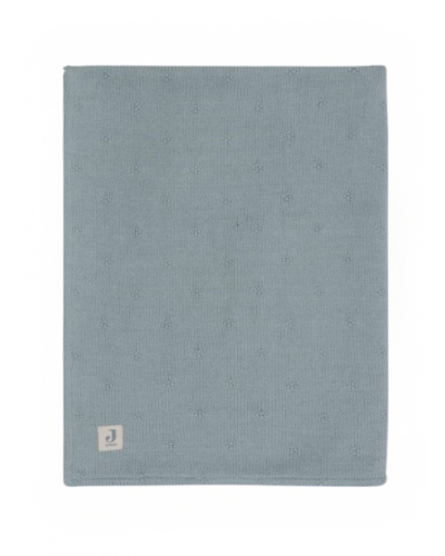 Jollein Wiegdeken Cosy Knit Sea Green / Velvet