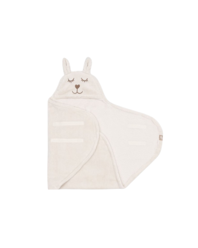 Jollein Wikkeldeken Bunny Cloudy Rib Oatmeal