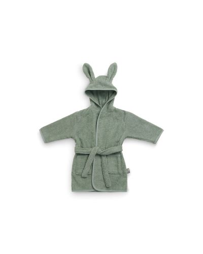 Jollein badjas badstof ash green online kopen? | BabyPlanet