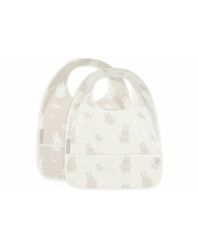 Jollein Slab Waterproof Nijntje Miffy & Snuffy Nougat 2-pack