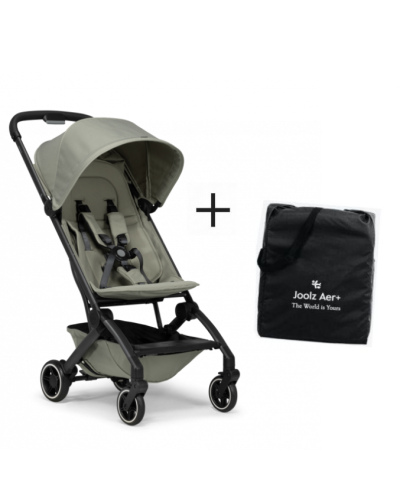 Joolz Aer+ (Plus) Buggy Sage Green met gratis reistas