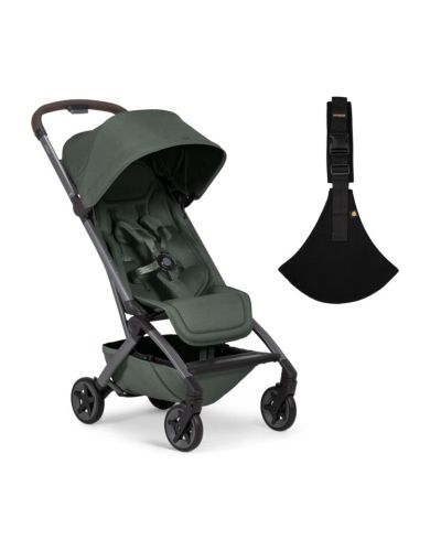 Joolz Buggy Aer2 x Wildride Classic Bundel Forest Green overzicht met buggy en Wildride peuterdraagzak