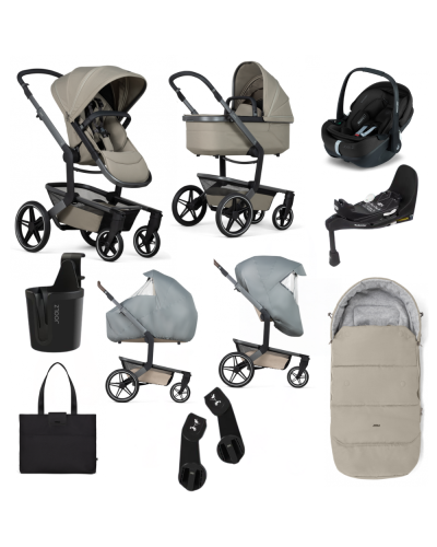 Joolz Day⁵ Kinderwagen All-in-One Bundel Sage Green met Autostoel en Accessoires