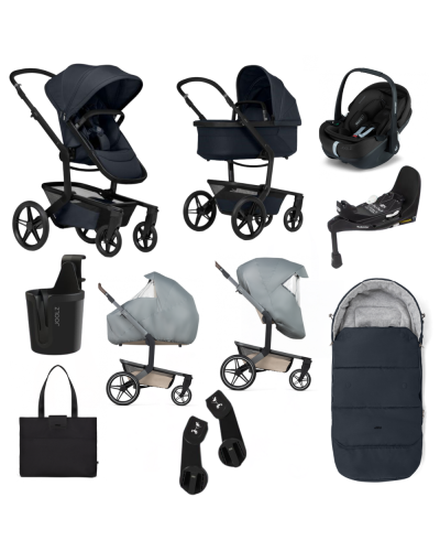 Joolz Day⁵ Kinderwagen All-in-One Bundel Dark Navy Blue met Autostoel en Accessoire