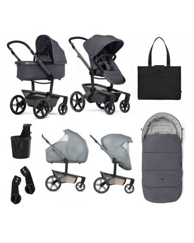 Joolz Day⁵ Kinderwagen Essential Newborn Bundel Stone Grey met Accessoires