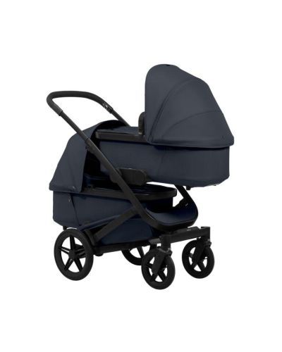 Joolz Geo5 Twin reiswieg vooraanzicht in Navy blue