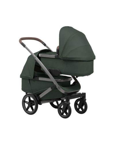 Twin cot perspectief met zonnekap Forest Green