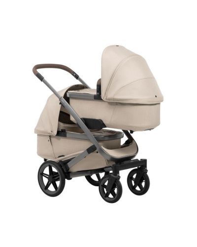 Twin cot aanzicht Sandy taupe