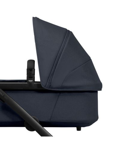 Joolz Geo5 reiswieg met opgevouwen zonnekap zijaanzicht in navy blauw