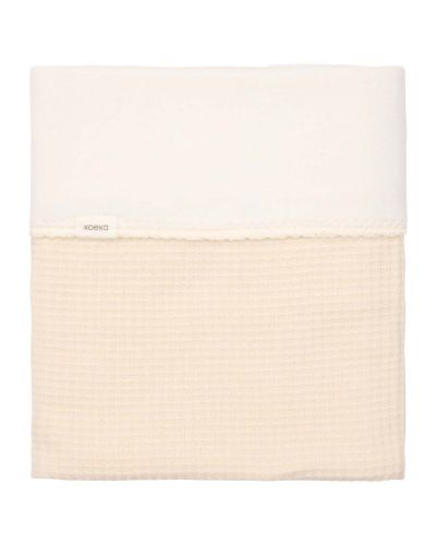 Koeka Ledikantdeken Cotton Fleece Malaga Warm White