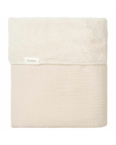 Koeka Ledikantdeken Faro Teddy Warm White