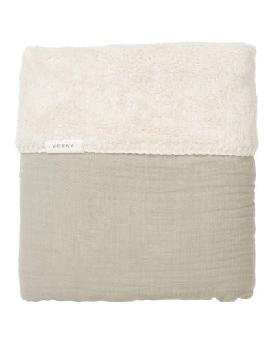 Koeka Wiegdeken Faro Teddy Sage 