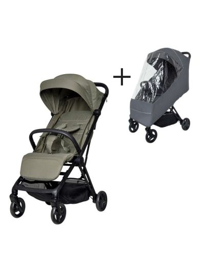 Koelstra Re-Act buggy Green met gratis regenhoes