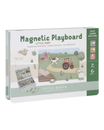 Little Dutch Houten Magnetisch Speelbord Little Farm FSC