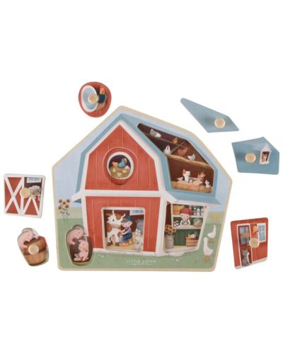Little Dutch Houten Puzzel Little Farm FSC