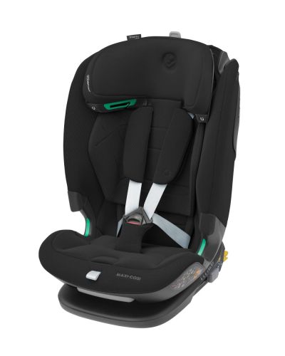 Maxi-Cosi Titan Pro² i-Size Autostoel in Authentic Black, voorzien van een 5-puntsgordel