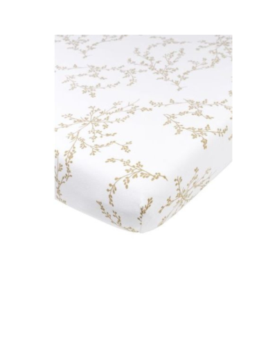 Meyco Hoeslaken Wieg Branches Sand