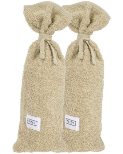 Meyco Kruikenzak Badstof Basic Sand 2-pack