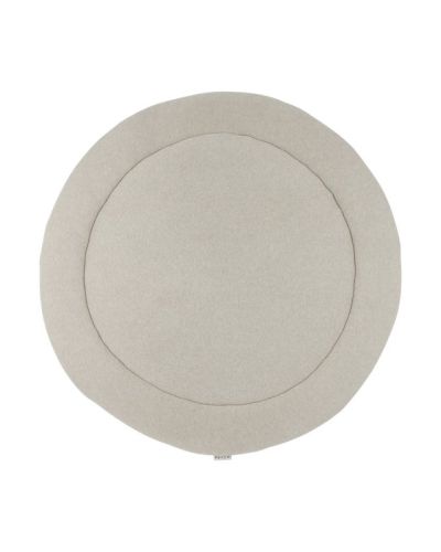 Meyco Boxkleed Rond Basic Knit Teddy Sand Melange - 95 cm
