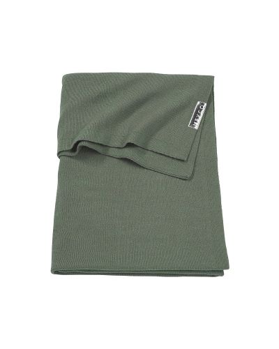 Meyco ledikantdeken knit basic forest green online kopen? | BabyPlanet