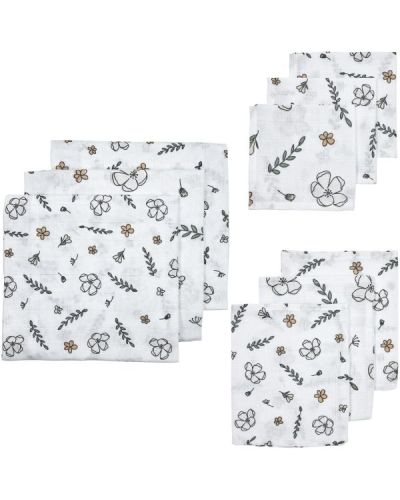 Meyco Hydrofiel Starterset Floral Gots 9-pack