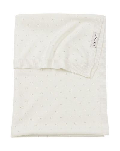 Meyco Ledikantdeken Bamboo Ajour Offwhite