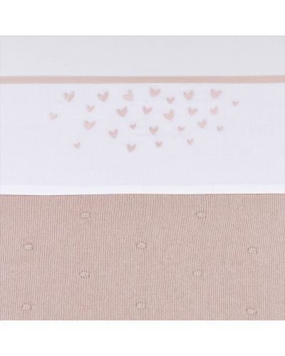 Meyco ledikantlaken Hearts Soft Pink