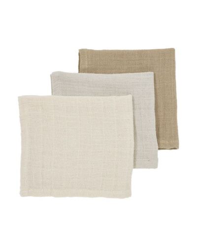 Meyco Monddoekjes Pre-washed Soft Sand/Greige/Taupe
