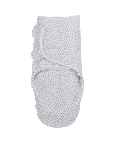 Inbakerdoek SwaddleMe 4-6 mnd Cheetah Light Grey online kopen? | BabyPlanet