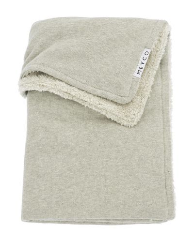 Meyco Wiegdeken Basic Knit Fleece Sand Melange