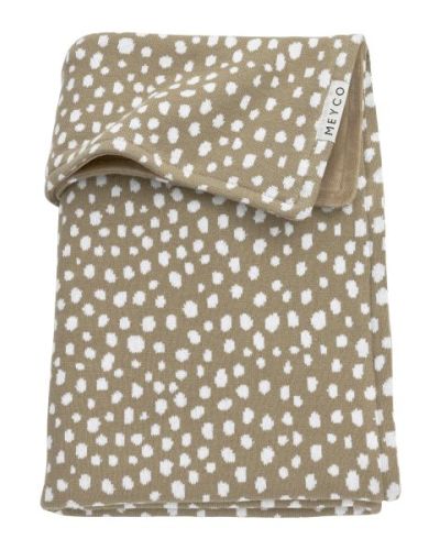 Meyco Wiegdeken Velvet Cheetah Taupe