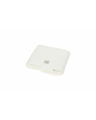 Nanami Wiegdeken Knit Rib Double Off White