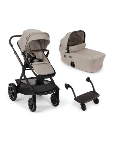 Nuna Demi Next kinderwagen compleet in Chateau met zitje, reiswieg en meerijdplankje
