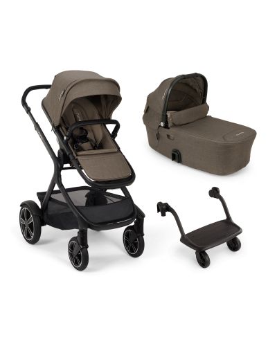 Nuna Demi Next kinderwagen compleet in Pistachio met zitje, reiswieg en meerijdplankje