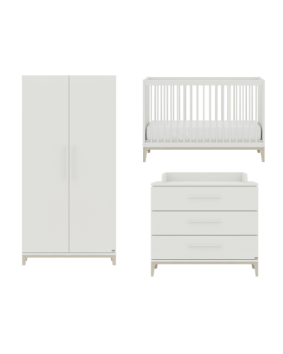 Paidi - Yuny 3 delige Babykamer Cutie Lea Off White
