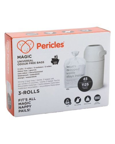 Pericles Luieremmer Magic Navulling 3-Pack
