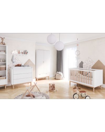 Pinio 3 delige Babykamer Miloo Wit