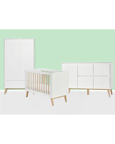 Pinio 3 delige Babykamer Swing Wit XL