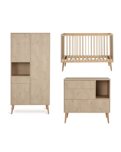 Quax 3 Delige Babykamer Cocoon Natural Oak